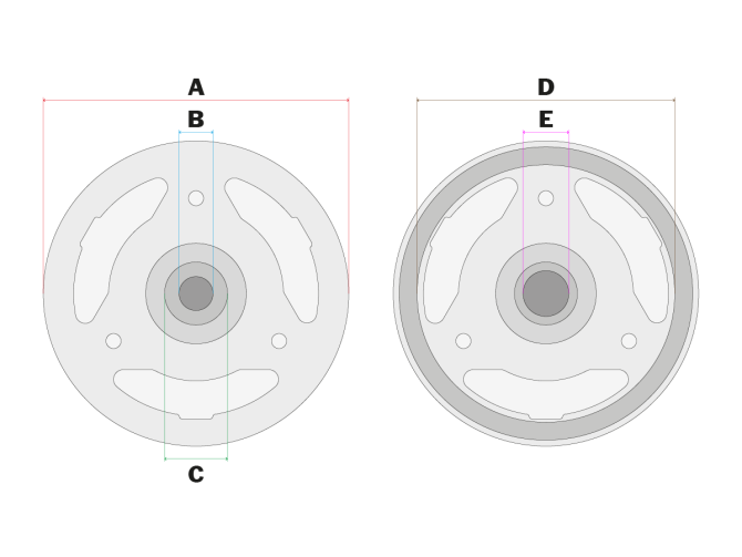 Ignition model Bosch flywheel left turning Puch MV / VS / DS models with forced cooling product